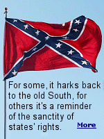 Experts estimate that there are only 20 to 50 authentic Confederate battle flags on the private collectors' market today. These flags, also called the rebel flag and colloquially called the Confederate flag, are marked by a large blue 'X' and adorned in white stars. Though this flag is today primarily associated with the Confederacy, it was only the flag used during combat.